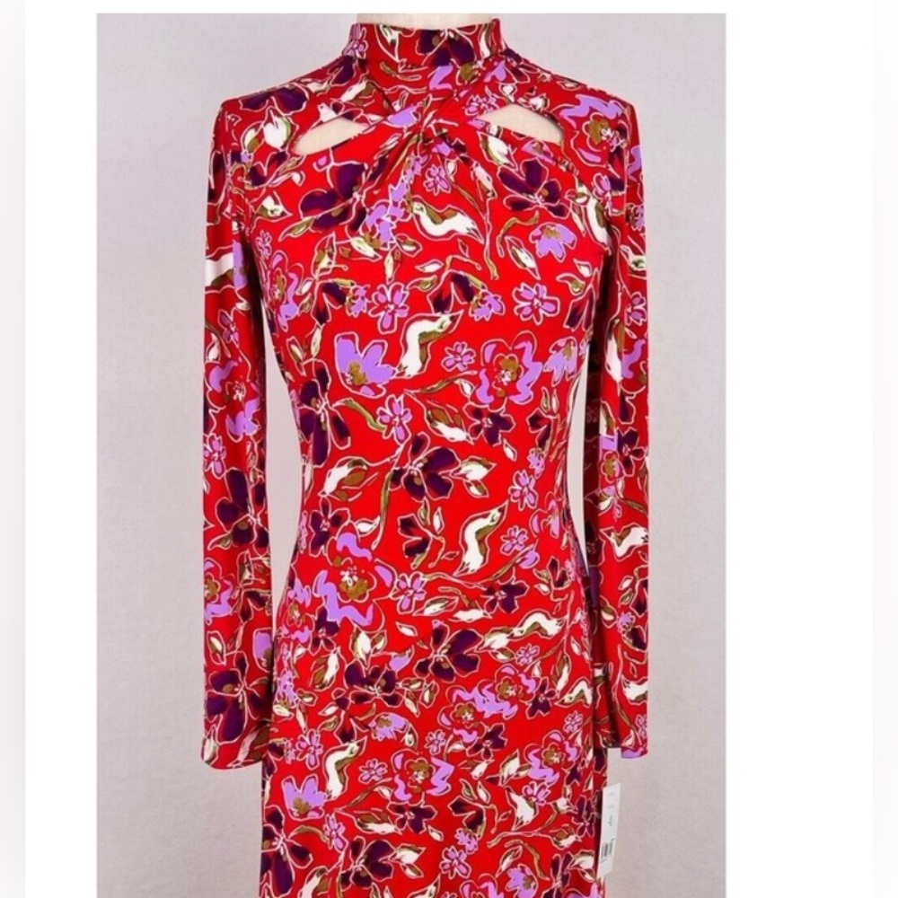 Donna Morgan Multicolor Floral Dress